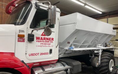 Warner mechanic shop is building new spreader trucks to meet our customers growing fertilizer needs